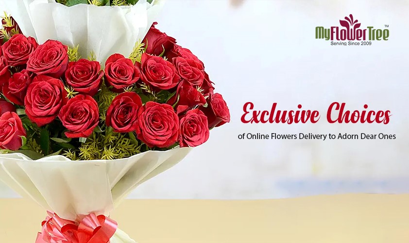 Exclusive choices of online flowers delivery to adorn dear ones